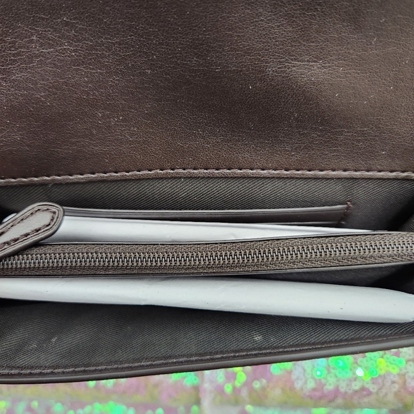 Coach Gold Pebble Leather Wristlet - Picture 9 of 11